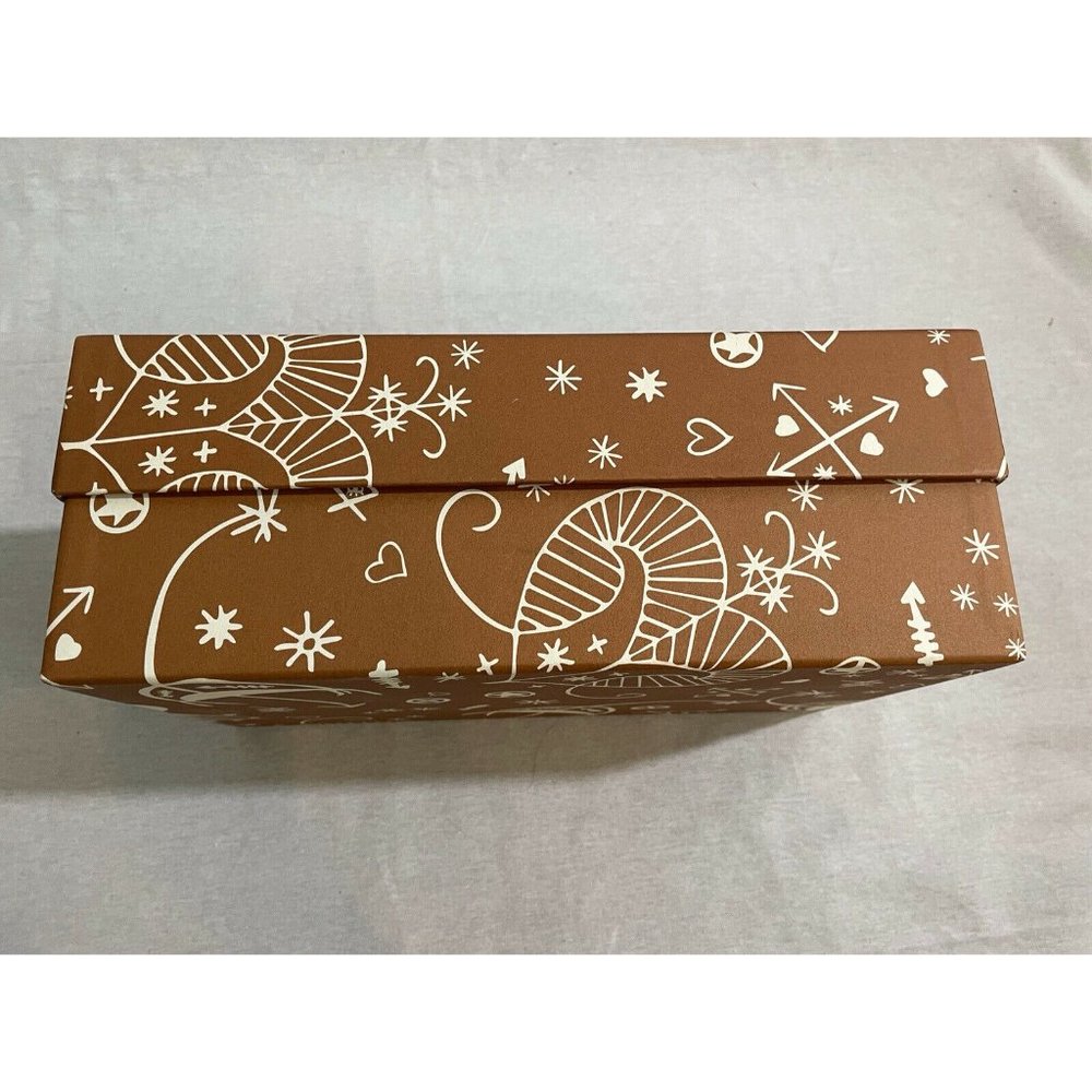 Valentino Empty Shoes Gift Box Storage Brown 12" x 7.4" x 4.5" - Picture 5 of 10